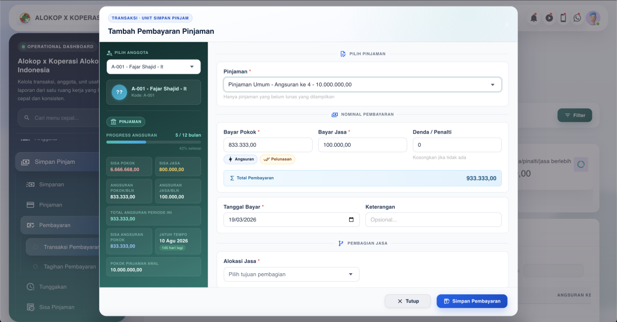 Simpan Pinjam Koperasi